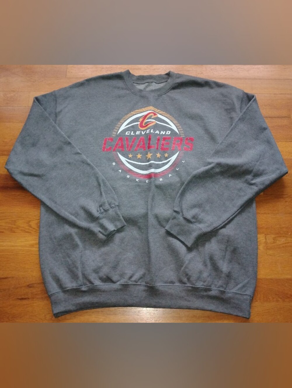 Cleveland Cavaliers Cavs NBA Men's Gray Sweatshirt Size XL
